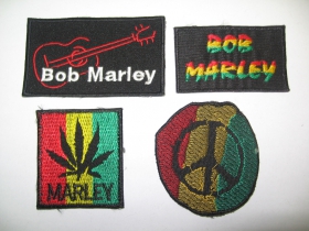 Bob Marley, vyšívaná nášivka, cca. 5x5cm, cena za 1ks!!! 