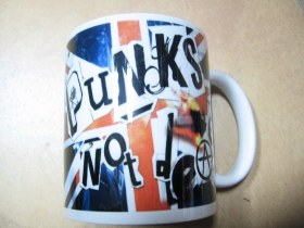 Punks not Dead porcelánová šálka s uškom, objem cca. 0,33L