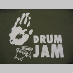 Drum Jam Bongo  mikina s kapucou stiahnutelnou šnúrkami a klokankovým vreckom vpredu 