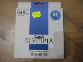Struny na elektrickú bassgitasu značka Olympia BASS HQB-45100  Nickel Wound Long Scale  045-100