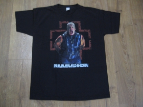 Rammstein čierne pánske tričko 100%bavlna