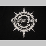 Carpathian Forest čierne pánske tričko materiál 100% bavlna