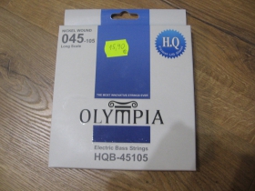 Struny na elektrickú bassgitasu značka Olympia BASS HQB-45105  Nickel Wound Long Scale  045-105