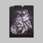 Tiger čierne pánske tričko materiál 100% bavlna