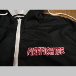 Hasiči - Firefighter ( požiarnik )   šuštiaková bunda čierna materiál povrch:100% nylon, podšívka: 100% polyester, pohodlná,vode a vetru odolná