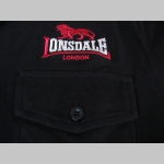 Lonsdale čierna pánska polokošela " LYNTON " s malým vreckom na hrudi materiál 100% bavlna na rukávoch a límcoch červenobiele prúžky Lonsdale čierna pánska polokošela " LYNTON " s malým vreckom na hrudi materiál 100% bavlna na rukávoch a límcoch červenobiele prúžky