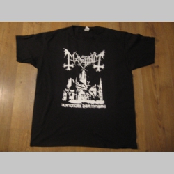 Mayhem čierne pánske tričko materiál 100% bavlna