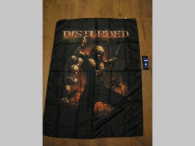 Disturbed vlajka rozmery cca. 110x75cm materiál 100%polyester