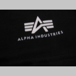 Alpha Industries čierne pánske teplákové kraťasy, materiál 80%bavlna 20%polyester  elastický pás s pevnou šnúrkou na stiahnutie
