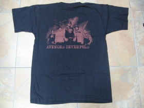 Avenged Sevenfold - Heavy Fucking Metal (chrbtová strana) čierne pánske tričko 100%bavlna 