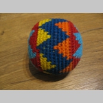 Hacky Ball - Hakisák  pevný, kvalitne nahusto pletený  materiál úpletu 100% bavlna vnútro plastový granulát, ručná práca made in Guatemala, priemer cca 55cm a hmotnosť cca 55g