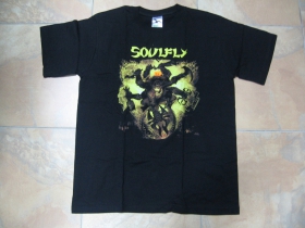 Soulfly čierne pánske tričko 100%bavlna 