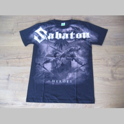 Sabaton čierne pánske tričko " Full Print " materiál 100% bavlna