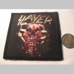 Slayer  ofsetová nášivka po krajoch neobšívaná cca. 9x9cm