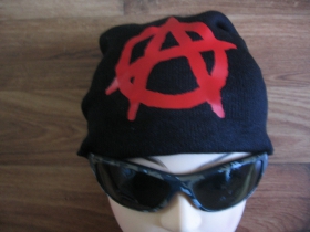 Anarchy áčko Zimná čiapka na založenie v zátylku s tlačeným logom univerzálna veľkosť 65%akryl 35%vlna