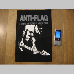 Anti Flag, chrbtová nášivka veľkosť cca. A4 (po krajoch neobšívaná)