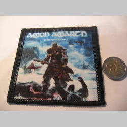 Amon Amarth  ofsetová nášivka po krajoch neobšívaná cca. 9x9cm