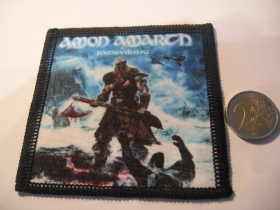 Amon Amarth  ofsetová nášivka po krajoch neobšívaná cca. 9x9cm