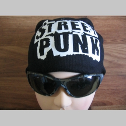 Street Punk Zimná čiapka na založenie v zátylku s tlačeným logom univerzálna veľkosť 65%akryl 35%vlna