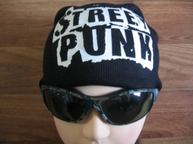 Street Punk Zimná čiapka na založenie v zátylku s tlačeným logom univerzálna veľkosť 65%akryl 35%vlna