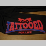 Tattooed for Life   čierne tepláky s tlačeným logom