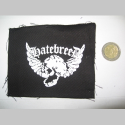 Hatebreed potlačená nášivka cca.12x12cm (po krajoch neobšívaná)