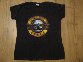 Guns n Roses čierne dámske tričko materiál 100% bavlna