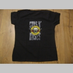 Guns n Roses čierne dámske tričko materiál 100% bavlna