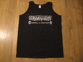 Agathocles čierne pánske tielko 100%bavlna značka Fruit of The Loom