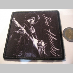 Jimi Hendrix  ofsetová nášivka po krajoch neobšívaná cca. 9x9cm