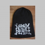 Napalm Death Zimná čiapka na založenie v zátylku s tlačeným logom univerzálna veľkosť 65%akryl 35%vlna