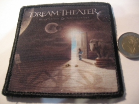 Dream Theater  ofsetová nášivka po krajoch neobšívaná cca. 9x9cm