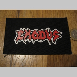 Exodus potlačená nášivka rozmery cca 12x6cm (po krajoch neobšívaná)