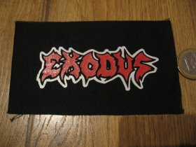 Exodus potlačená nášivka rozmery cca 12x6cm (po krajoch neobšívaná)