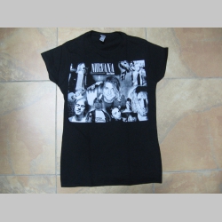 Nirvana dámske tričko čierne 100%bavlna 
