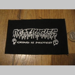 Agathocles Grind is Protest potlačená nášivka cca.12x6cm (po krajoch neobšívaná)