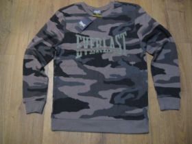 Everlast mikina bez kapuce farba NIGHTCAMO - nočný maskáč, tlačené logom, materiál 60%bavlna 40%polyester 