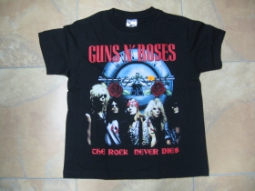 Guns n Roses čierne pánske tričko 100%bavlna 