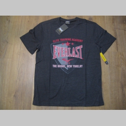 Everlast tmavošedé pánske tričko materiál 59%bavlna 41%polyester