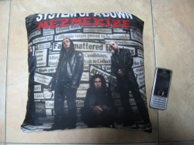 System of a Down, vankúšik cca.30x30cm 100%polyester