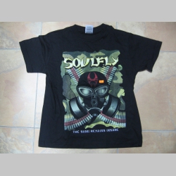 Soulfly čierne pánske tričko 100%bavlna 