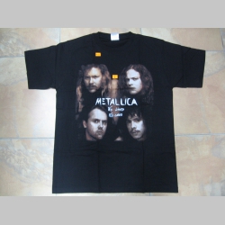 Metallica čierne pánske tričko 100%bavlna 