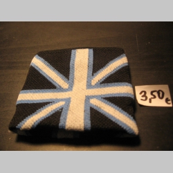 BLACK UNION JACK - Britská vlajka potítko 75%bavlna, 15%spandex, 10%nylon