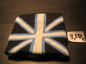 BLACK UNION JACK - Britská vlajka potítko 75%bavlna, 15%spandex, 10%nylon