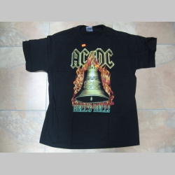 AC/DC - Hells Bells, čierne pánske tričko 100%bavlna 