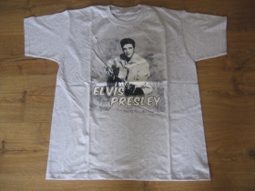 Elvis Presley čierne pánske tričko materiál 100% bavlna