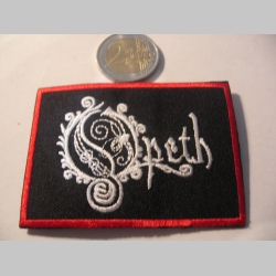 Opeth nažehľovacia vyšívaná nášivka (možnosť nažehliť alebo našiť na odev) materiál 100%bavlna 