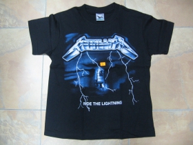 Metallica - Ride The Lightning, čierne pánske tričko 100%bavlna 