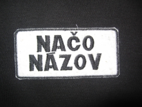 Načo Názov,vyšívaná  nášivka, cca. 6x3cm