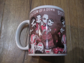 System of a Down porcelánový pohár - šálka s uškom, objemom cca. 0,33L